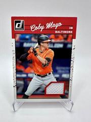 Coby Mayo ##90M-CM Baseball Cards 2023 Panini Donruss Retro 1990 Materials Prices
