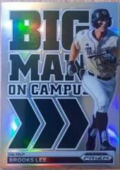 Brooks Lee [Silver] #BMC-BL Baseball Cards 2022 Panini Prizm Draft Picks Big Man on Campus Prices