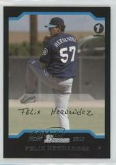 Felix Hernandez [1st Edition] Baseball Cards 2004 Bowman Prices