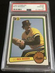 Rick Rhoden Baseball Cards 1983 Donruss Prices