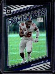 Saquon Barkley [Black Pandora] #D-7 Football Cards 2022 Panini Donruss Optic Dominators Prices
