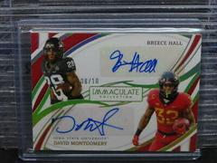 Breece Hall, David Montgomery [Gold] Football Cards 2022 Panini Immaculate Collegiate Dual Autographs Prices