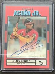 Ronald Acuna Jr. [Red] Baseball Cards 2022 Topps Brooklyn Collection Autographs Prices