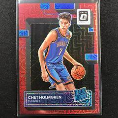 Chet Holmgren [Choice Red] #208 Basketball Cards 2022 Panini Donruss Optic Prices