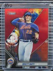 Brett Baty [Red Refractor] #TP-29 Baseball Cards 2019 Bowman's Best Top Prospects Prices