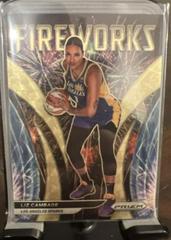 Liz Cambage [Gold] Basketball Cards 2022 Panini Prizm WNBA Fireworks Prices