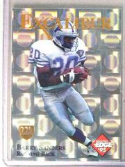 Barry Sanders Football Cards 1995 Collector's Edge Excalibur 22K Prices