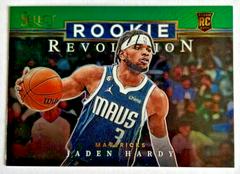 Jaden Hardy [Green] #8 Basketball Cards 2022 Panini Select Rookie Revolution Prices