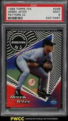 Derek Jeter [Pattern 22] #24B Baseball Cards 1999 Topps Tek Prices
