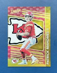 Patrick Mahomes II [Gold] #FF-1 Football Cards 2022 Panini Prestige Franchise Favorites Prices