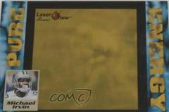 Michael Irvin [Gold] Football Cards 1996 Pinnacle Laser View Prices