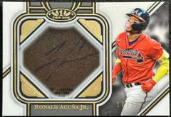 Ronald Acuna Jr. #C1A-RAC Baseball Cards 2023 Topps Tier One Clear One Autographs Prices