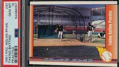 Taking Batting Practice #37 Baseball Cards 1991 Pacific Nolan Ryan Prices