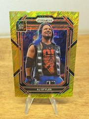 AJ Styles [Gold Shimmer] #119 Wrestling Cards 2023 Panini Prizm WWE Prices