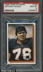 Anthony Munoz #156 Football Cards 1986 Topps Stickers Prices