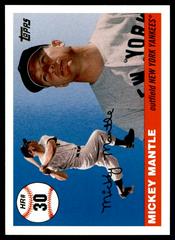 Mickey Mantle #30 Baseball Cards 2006 Topps Mantle Home Run History Prices