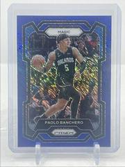 Paolo Banchero [Blue Shimmer] #100 Basketball Cards 2023 Panini Prizm Prices