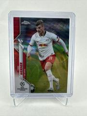 Timo Werner [Red Wave Refractor] Soccer Cards 2019 Topps Chrome UEFA Champions League Prices