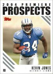 Kevin Jones Football Cards 2004 Topps Premiere Prospects Prices