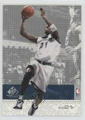 Kevin Garnett Basketball Cards 2000 SP Game Floor Prices