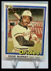Eddie Murray #112 Baseball Cards 1981 Donruss Prices