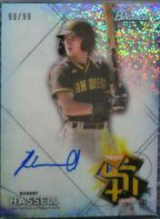 Robert Hassell [Speckle Refractor] #BSPA-RH Baseball Cards 2021 Bowman Sterling Prospect Autographs Prices