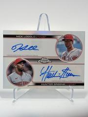 Nick Lodolo, Hunter Greene Baseball Cards 2022 Topps Chrome Sonic Dual Autographs Prices