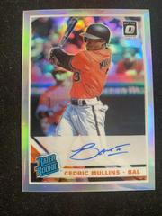 Cedric Mullins #CM Baseball Cards 2019 Panini Donruss Optic Rated Rookie Signatures Prices