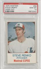 Steve Renko [Hand Cut] #69 Baseball Cards 1975 Hostess Prices