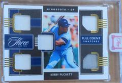 Kirby Puckett [Gold] #FCS-KB Baseball Cards 2022 Panini Three and Two Full Count Swatches Prices