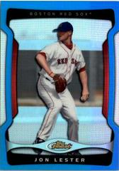 Jon Lester [Green Refractor] #106 Baseball Cards 2009 Finest Prices