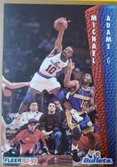 Michael Adams #228 Basketball Cards 1993 Fleer Prices