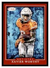 Xavier Worthy [Silver] #ART-XW Football Cards 2022 Sage Hit Artistry Prices