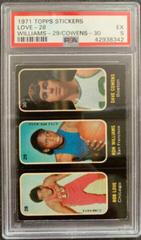 Love 28, Williams 29, Cowens 30 Basketball Cards 1971 Topps Stickers Prices