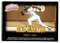 Rickey Henderson Basketball Cards 1997 Fleer Million Dollar Moments Prices