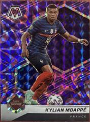 Kylian Mbappe [Reactive Purple] Soccer Cards 2021 Panini Mosaic Road to FIFA World Cup Prices