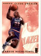 CLYDE DREXLER #12 Basketball Cards 1993 Fleer Clyde Drexler Prices