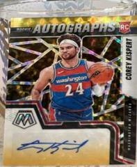 Corey Kispert [Choice Black Gold] Basketball Cards 2021 Panini Mosaic Rookie Autographs Prices