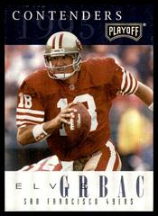 Elvis Grbac Football Cards 1995 Playoff Contenders Prices