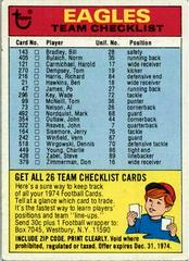 Philadelphia Eagles Football Cards 1974 Topps Team Checklists Prices
