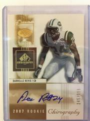 Darrelle Revis [Autograph] #110 Football Cards 2007 SP Chirography Prices