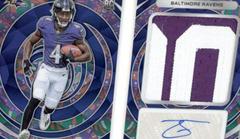 Zay Flowers #1 Football Cards 2023 Panini Spectra Rookie Autograph Psychedelic Prices