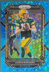 Aaron Rodgers [Blue] #103 Football Cards 2022 Panini Prizm No Huddle Prices