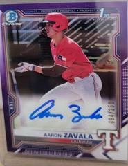 Aaron Sabato [Purple Refractor] #CPA-AS Baseball Cards 2021 Bowman Chrome Prospect Autographs Prices