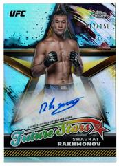Shavkat Rakhmonov [Refractor] #FSA-SRA Ufc Cards 2024 Topps Chrome UFC Future Stars Autograph Prices