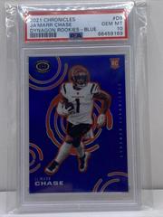 Ja'Marr Chase [Blue] #D-9 Football Cards 2021 Panini Chronicles Dynagon Rookies Prices