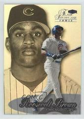 Roosevelt Brown [Row 3] #26 Baseball Cards 1999 Flair Showcase Prices