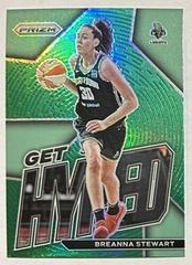 Breanna Stewart [Green] #11 Basketball Cards 2023 Panini Prizm WNBA Get Hyped Prices