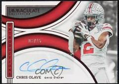 Chris Olave [Ruby] #II-COL Football Cards 2022 Panini Immaculate Collegiate Introductions Autographs Prices