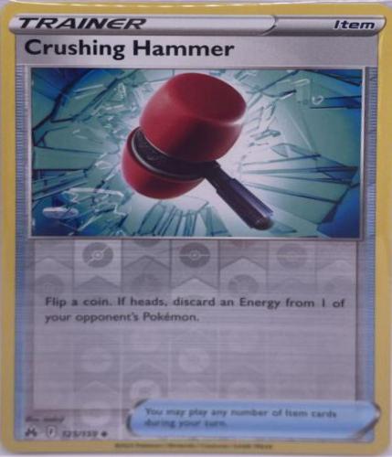 Crushing Hammer [Reverse Holo] #125 Pokemon Crown Zenith